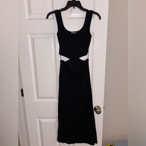 Mabel Midi Sweater Dress with Cut Outs